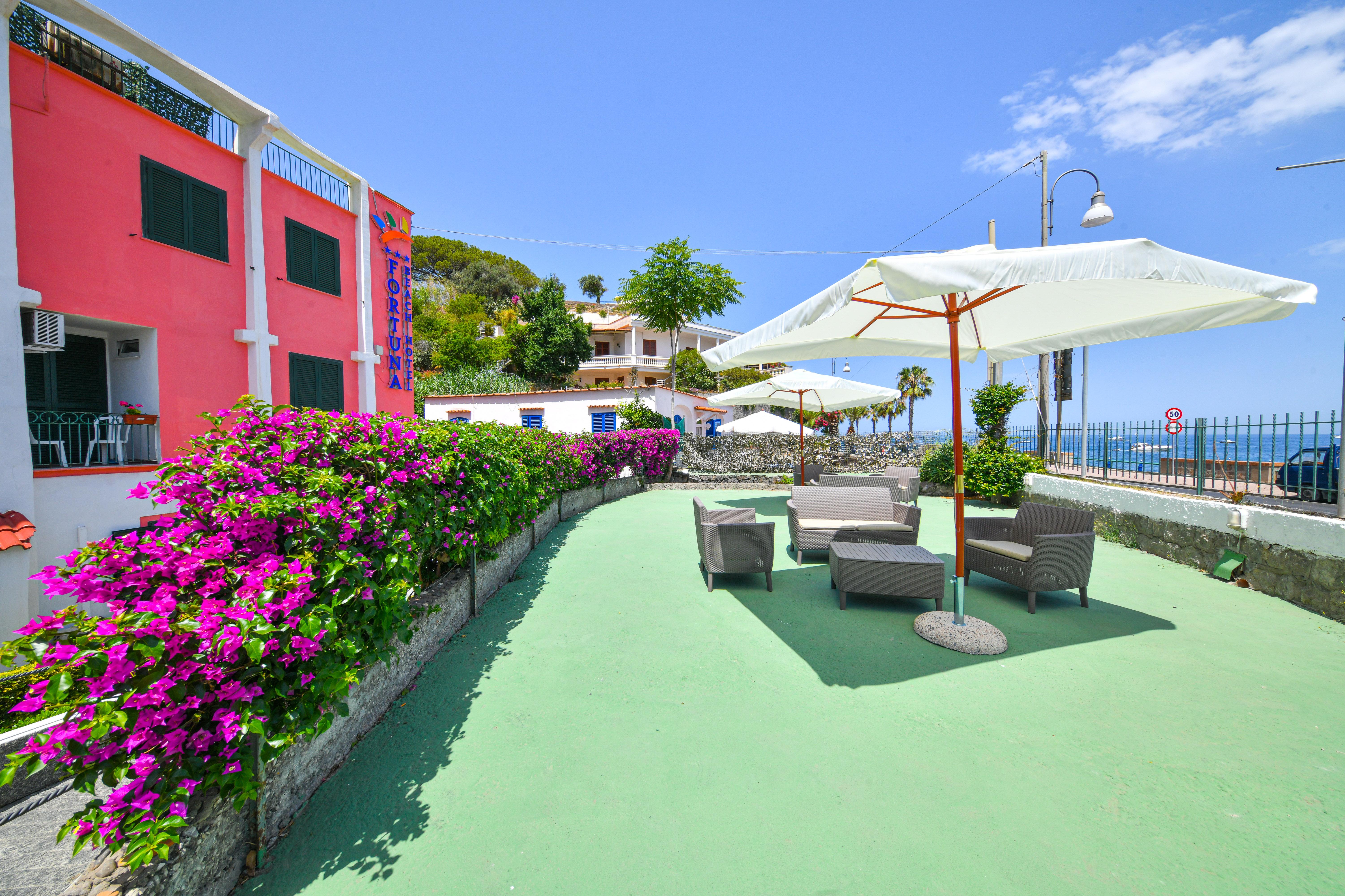 Lacco Ameno  Fortuna Beach - Seaside Hotel מראה חיצוני תמונה